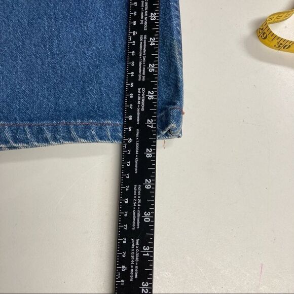VINTAGE LEVI’S,Men’s Orange Tag, 42/32, hand measures 38X27.5, Blue, Rise 13”, - Picture 14 of 14